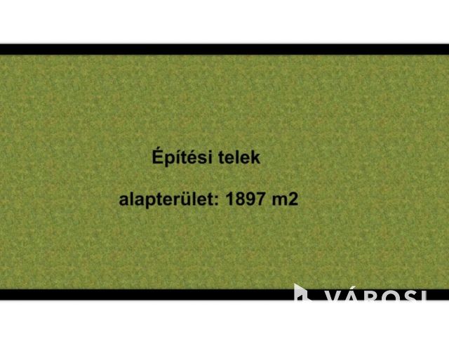 Építési telek kertvárosi övezetben