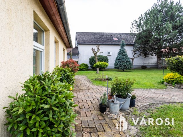 Praktikus elrendezésű ház parkosított kerttel a belvárosban