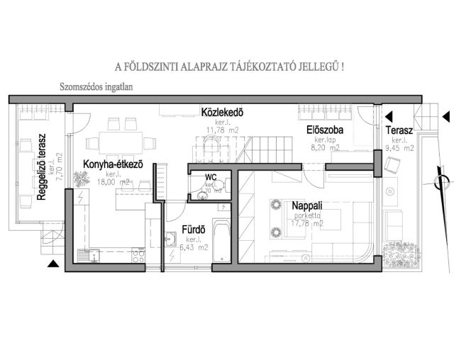 Felújított családi ház az Adyn