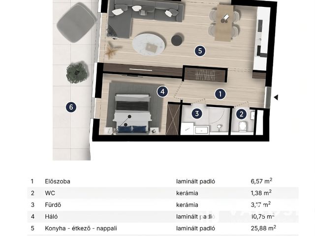 Prémium új építésű lakás az Ezüstparton