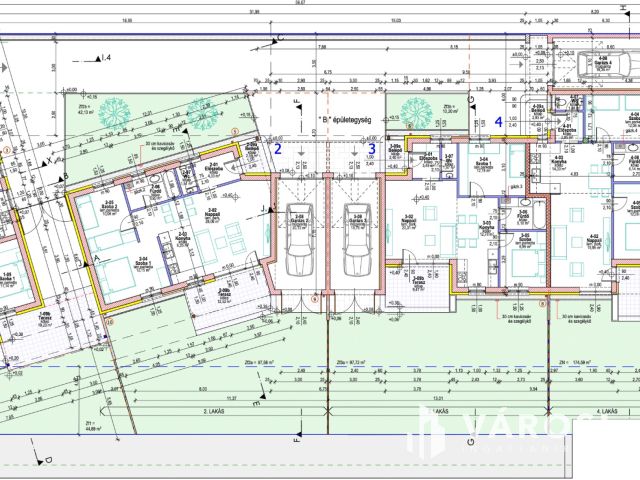 Új építésű társasházak Békéscsaba belvárosában