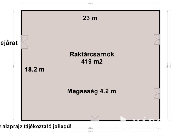 Raktár Kiadó Békéscsaba Frekventált Részén!
