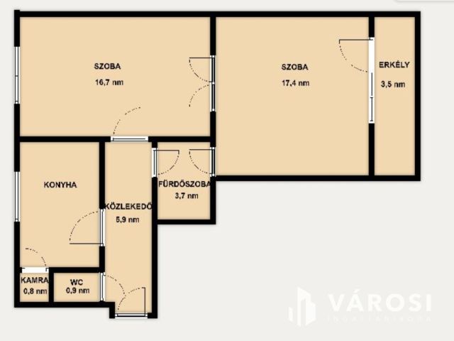 FELÚJÍTANDÓ 2 SZOBÁS TÉGLA LAKÁS ÚJBUDÁN