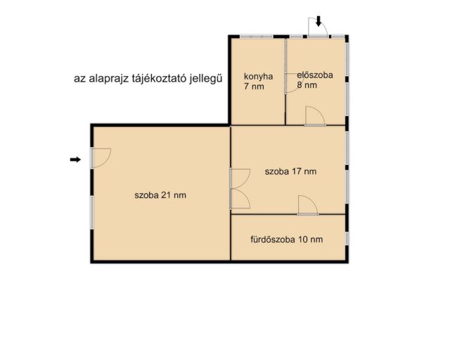 Kiadó tágas, földszinti lakás a belvárosban
